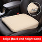 Honeycomb Memory Foam Car Seat Booster Cushion Breathable 3D Mesh Thickened Ergonomic Seat Pad 40×35×6 cm (15.7×13.8×2.4 in)