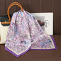 Luxury Satin Silk Square Scarf – Shawl, Hijab & Fashion Wrap 2023