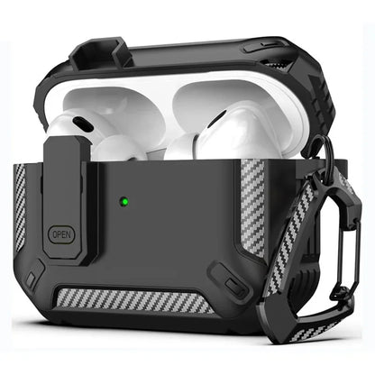 Security Lock Shockproof Silicone Case for Wireless Pro Earbuds – Protective Earphone Cover