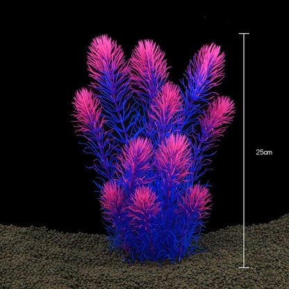 Artificial Aquarium Plants — Plastic Underwater Decorations for Fish Tanks, Realistic Aquarium Decor
