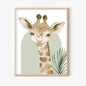 Nordic Modern Cute Animal Elephant  Giraffe Cat Prints Canvas Painting Poster For Living Room Play Room Kids Room Home Decor