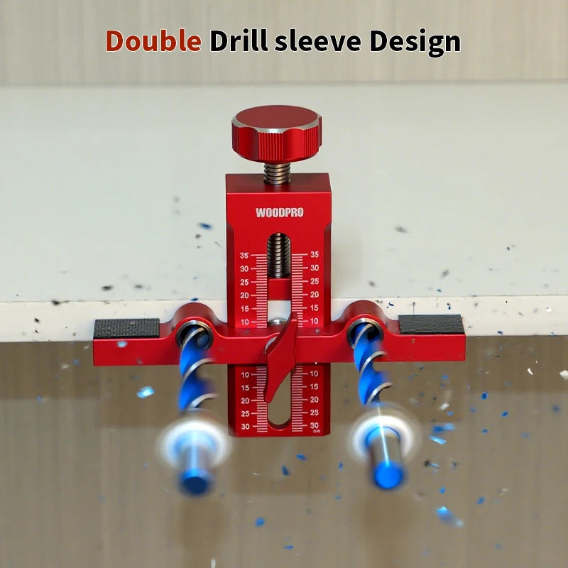 Adjustable Cabinet Door Mounting Jig Set - Aluminum Alloy - Woodworking Tool