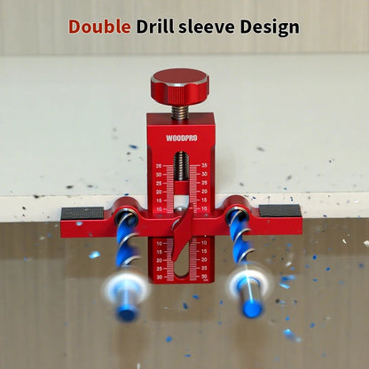 Adjustable Cabinet Door Mounting Jig Set - Aluminum Alloy - Woodworking Tool