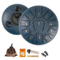 6-Inch (15.2 cm) 11-Note Steel Tongue Drum - Portable Handpan for Meditation, Yoga & Sound Healing