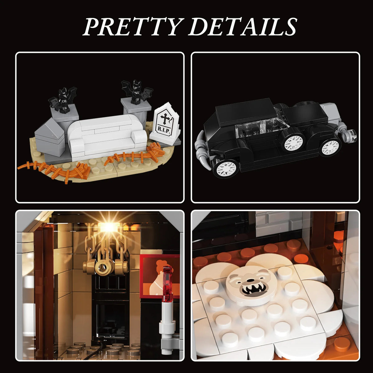 Gothic House Architecture Building Block Set