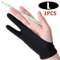 Two-Finger Artist Drawing Glove for iPad & Graphics Tablets – Palm Rejection, Anti-Smudge