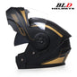 BLD Personalised Motorcycle Full Face Helmet Men Women Fashion Dual Lens Helmets Motocross Racing Modular Flip Up Casco Moto
