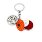 Anime Ninja Keychain Set: Kunai, Shuriken & Red Cloud Charms for Backpack, Car & Keys