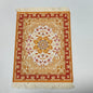 Woven Persian Flower Mouse Pad 9.1 x 7.1 in (23 x 18 cm) Non-Slip Rubber Desk Mat with Fringe — Retro Style