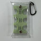 Portable Transparent Coin Clip Organizer Wallet – Small PVC Travel Coin & Card Holder