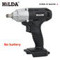 Brushless Cordless 1/2-Inch Impact Wrench — Rechargeable, 18V Battery Compatible