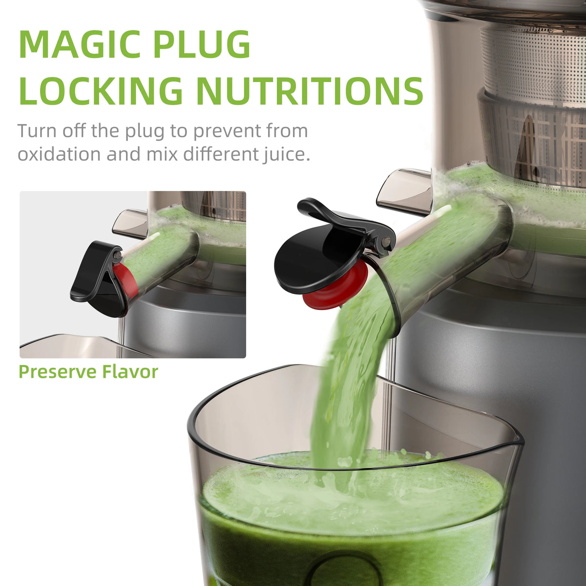 BioloMix HH-916I Cold Press Juicer, 200W