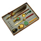 Retro Feather Dip Pen Calligraphy Set with Ink, 5 Nibs & Wax Seal Kit – Quill Writing Set for Stationery, Crafts & Gifts