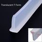Silicone Shower Dam Water Stopper 50–300 cm (19.7–118.1 in) Bathroom Flood Barrier Dry and Wet Separation Strip