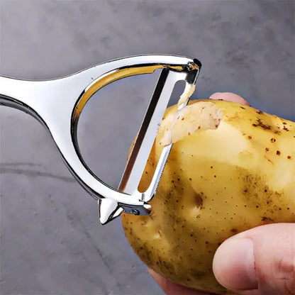 Multi-Function Stainless Steel Vegetable and Fruit Peeler Y & I Handheld Grater and Potato Peeler