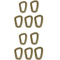 Tactical Carabiner D-Ring Clips for Backpack & Keychain - 1-10 Pack