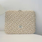 Flower Print Quilted Laptop Sleeve — 11–15 Inch, Padded