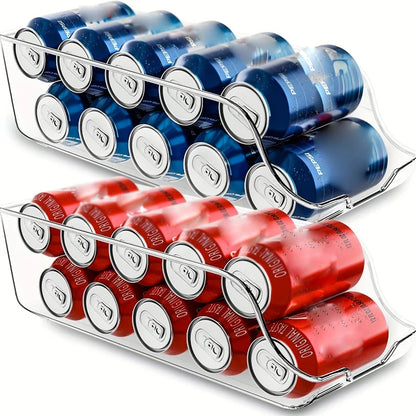 Can Dispenser Refrigerator Organizer - Soda Can Storage for Kitchen and Freezer