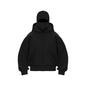 Men’s & Women’s Sports Hoodie with Built-In Mask – Fleece Zip-Up Plus Size Casual Sweatshirt for Autumn & Winter