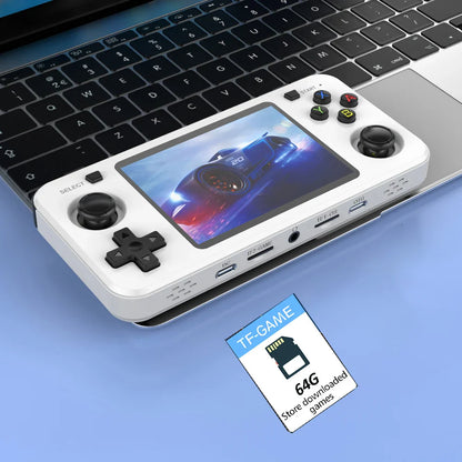 Retro Handheld Gaming Console - Open-Source Linux, 3.5-inch (8.9 cm) IPS Screen, 64GB, 15,000+ Classic Games, Portable
