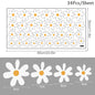 White Daisy Flower Wall Stickers DIY Home Decor