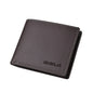 PU Leather Slim Bifold Men's Wallet - Thin Folding Credit Card Holder (Black, Brown)