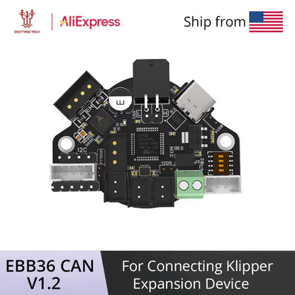Extruder Breakout Board CAN Bus PT100/PT1000 for Klipper — 36-Stepper Nozzle Adapter for 3D Printers