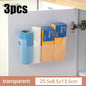 Handle Storage Basket - Durable PP Plastic Organizer with Handle for Home Bathroom Closet