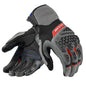 Leather Mesh Motorcycle Gloves for Men — Touchscreen Full-Finger Riding Gloves with Knuckle & Palm Protection