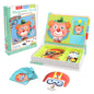 Kids Intelligent 3D Jigsaw Toys Magnetic Puzzle Book Brain Training Games Educational Montessori Toys for Kids Gifts Xmas Toys