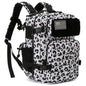 Tactical 25L Laser-Cut MOLLE Backpack - 900D Polyester Water-Resistant Daypack with Velcro Patch Panel, 15.7 x 9.8 x 9.8 in (40 x 25 x 25 cm)