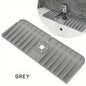 Silicone Sink Mat Sponge Holder – Wall-Mounted Dish Soap & Drain Pad Splash Guard Drying Mat 37 x 14 x 1.5 cm (14.6 x 5.5 x 0.6 in)
