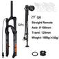 120mm (4.7in) Travel Mountain Bike Air Fork 27.5/29 in, 32mm (1.26in) Stanchion Magnesium Alloy Suspension - Orange