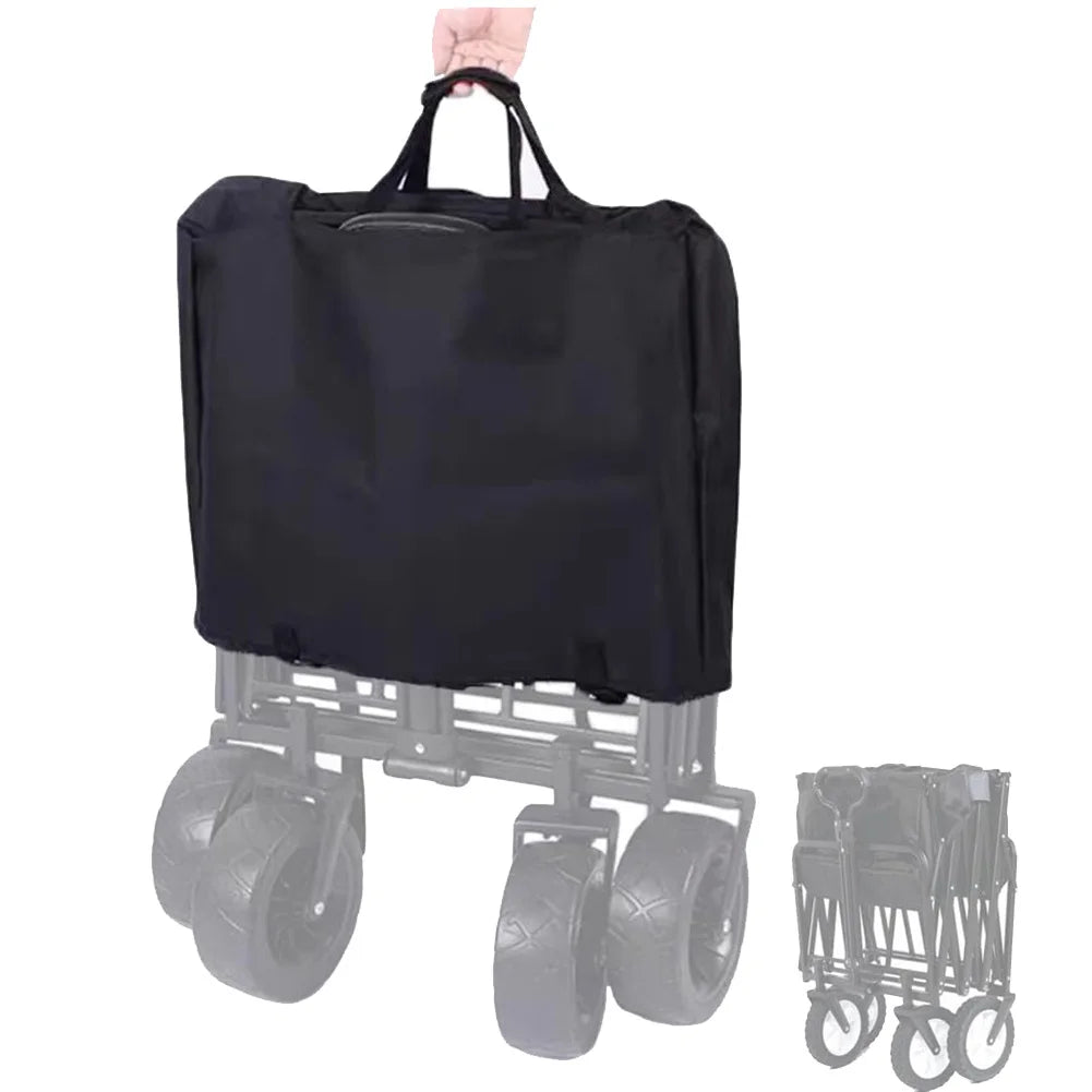Camping Cart Folding Wagon Cover Storage Bag Dustproof Waterproof and