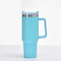 40oz Vacuum Insulated Tumbler with Handle & Straw Lid | Stainless Steel Travel Bottle