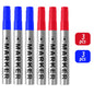 Waterproof Black Permanent Paint Marker - Quick-Dry Oil-Based Pen for Tires, Metal & Glass