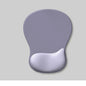 Ergonomic Gel Wrist Mouse Pad — Pain Relief, Smooth Fabric Surface & Non-Slip PU Base