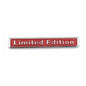 3D Chrome Metal Emblem Badge Limited Edition Car & Motorcycle Sticker 64.7mm x 10mm (2.55 x 0.39 in)