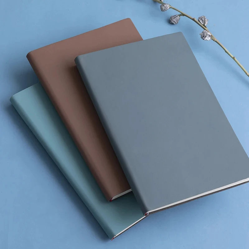 A5 PU Leather Softcover Notebook - Waterproof Writing Journal, Diary & Travel Planner for Office, School & Everyday Use