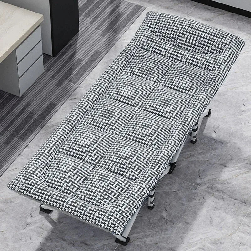 Camping Cot Comfortable with Pad Portable Folding Bed for Sleeping