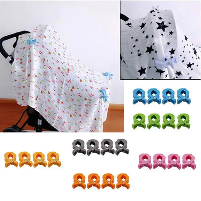 Baby Stroller Clamp Alligator Clip Pram Peg Hooks
