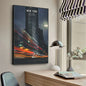 Modern New York City Manhattan Night View Lanscape Art Poste Poster HD Posters Home Room Bar Cafe Decor Art Wall Painting
