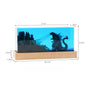 Seabed Exploration Organism Resin Table Light 2 Divers Resin Table Light Deep Sea Diver Night Light Bedroom Office Desk Decor