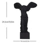 Greek Statue Resin Roman Louvre Winged Victory Goddess Figurine Angel Sculpture Home Decor Living Room Office Ornament