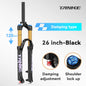Adjustable MTB Air Suspension Fork — 120mm (4.7 in) Travel, Rebound & Lockout, 26/27.5/29 Inch, 9x100mm Quick Release