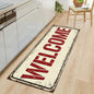 VIKAMA 1/2PCS Modern Simple Kitchen Mat Set Long Strip Absorbent Oil Absorbent Foot Mat Household Bathroom Door Mat
