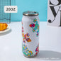 500ml (17 fl oz) 304 Stainless Steel Vacuum Thermos with Straw – Insulated Travel Bottle for Coffee, Water & Soda