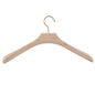 1pc Natural Camphor Wood Hanger Wardrobe Clothing Wide Shoulder Suit Clothes Hang Non-slip Clothes Rack 43x3cm