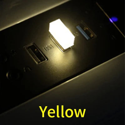 Mini USB LED Car Ambient Light - Colorful Interior Atmosphere Lamp with Emergency Mode