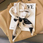 Luxury Silk-Feel Square Scarf – Satin Shawl, Hijab, Hair Wrap for Women